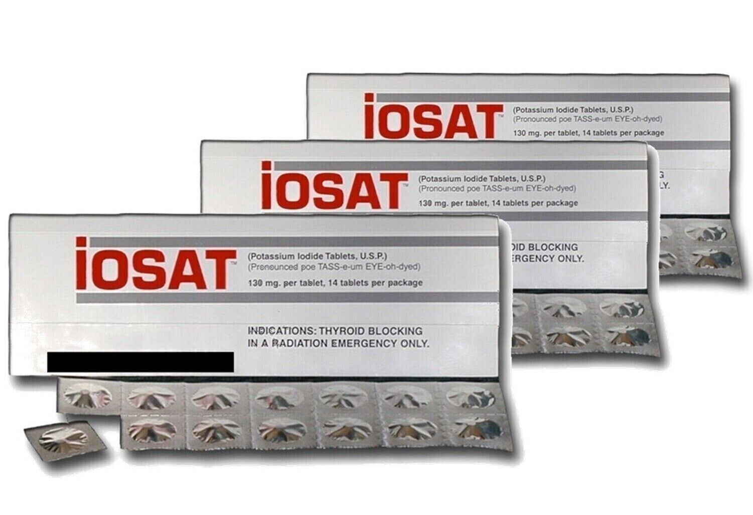 Potassium Iodide Tablets 130 MG - 14 Count