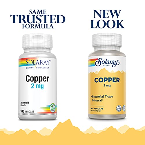 Solaray 2 mg Copper for Blood and Immune Health