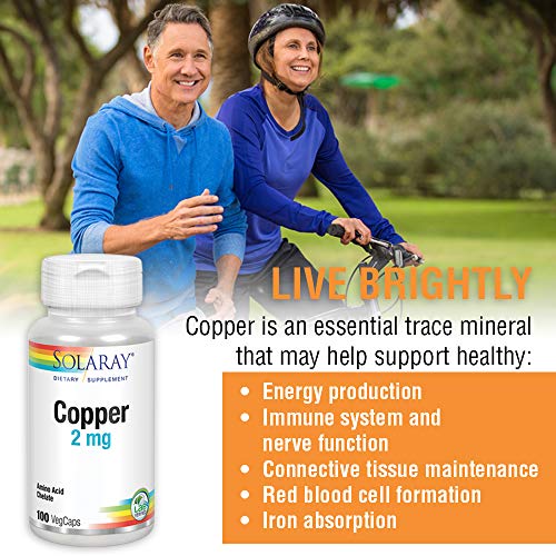 Solaray 2 mg Copper for Blood and Immune Health