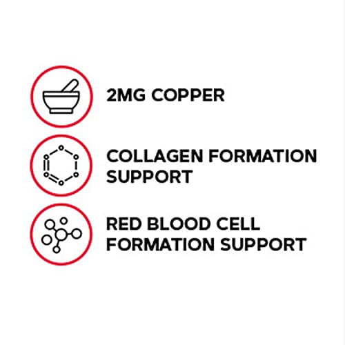 GNC Copper 2 mg Vegetarian Tablets, 100 Count