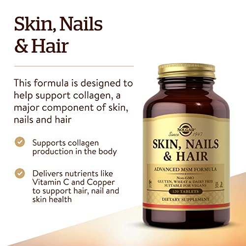 Solgar Advanced MSM for Skin, Nails & Hair