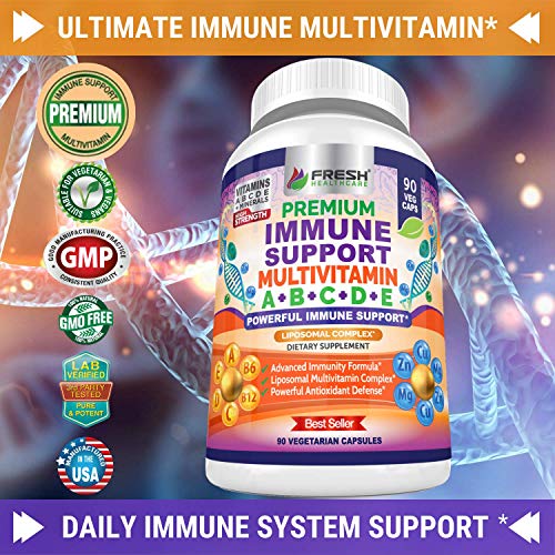 Immune Support Multivitamin with Antioxidants - 90 Vegan Caps