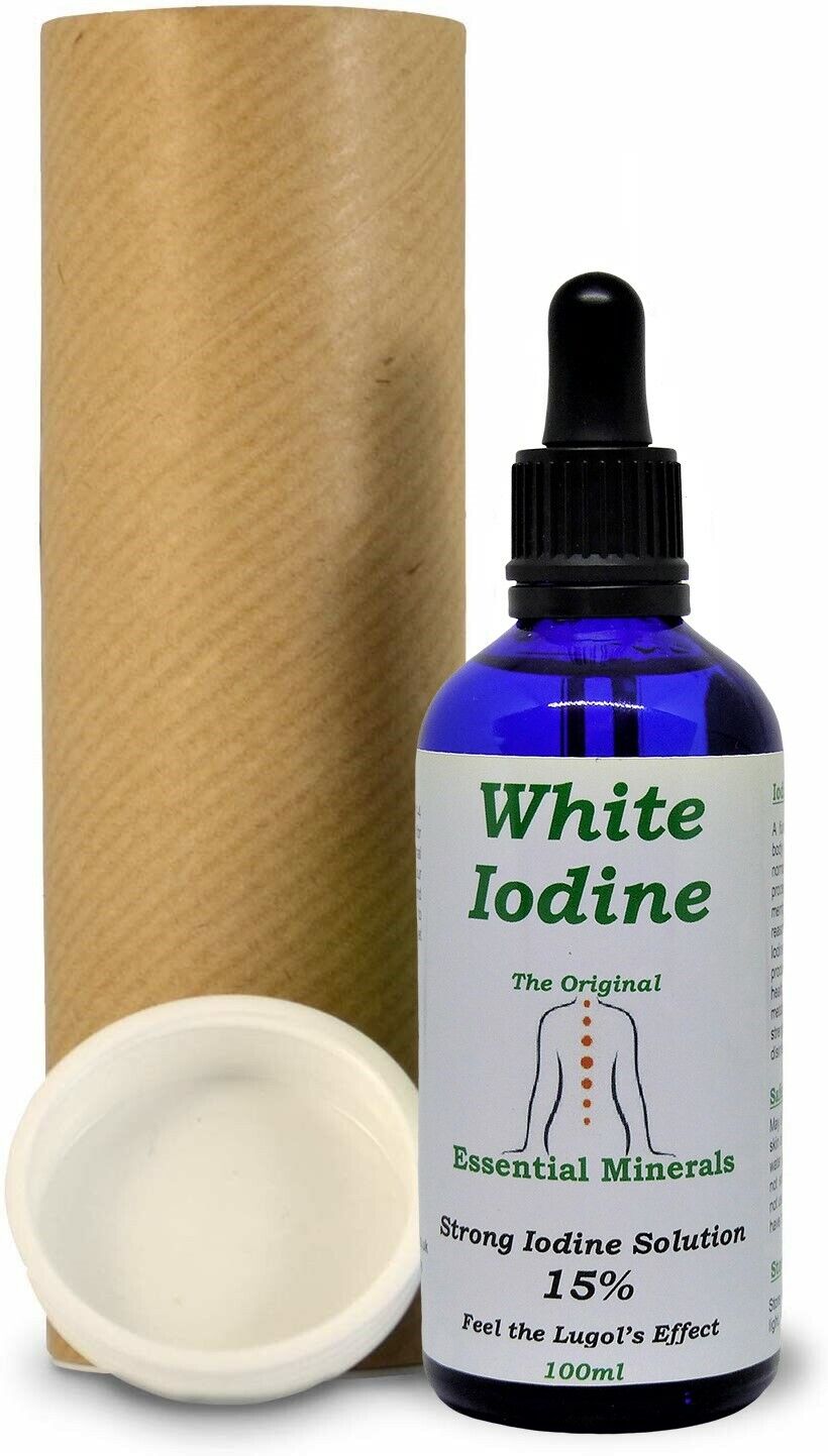 MAX STRENGTH WHITE IODINE SOLUTION 10ml - 100ml