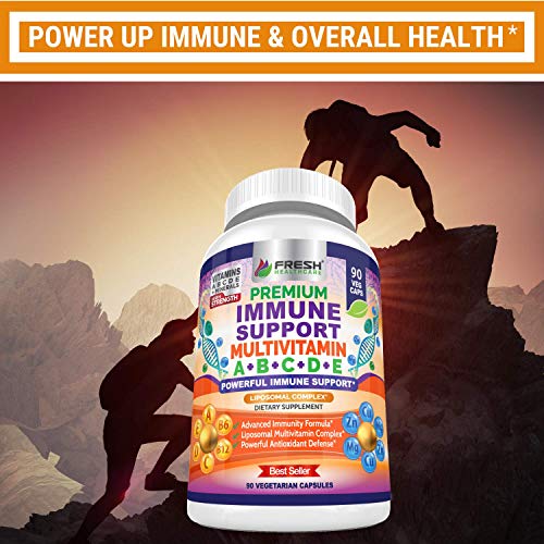 Immune Support Multivitamin with Antioxidants - 90 Vegan Caps