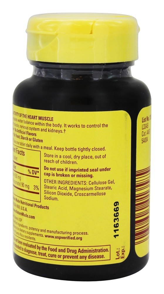 Potassium Gluconate 550 mg - 100 Tablets