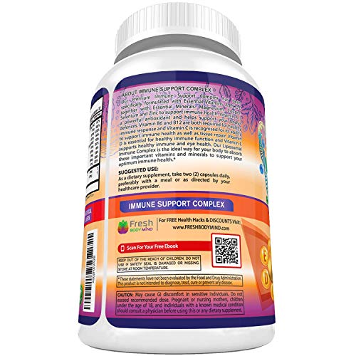 Immune Support Multivitamin with Antioxidants - 90 Vegan Caps