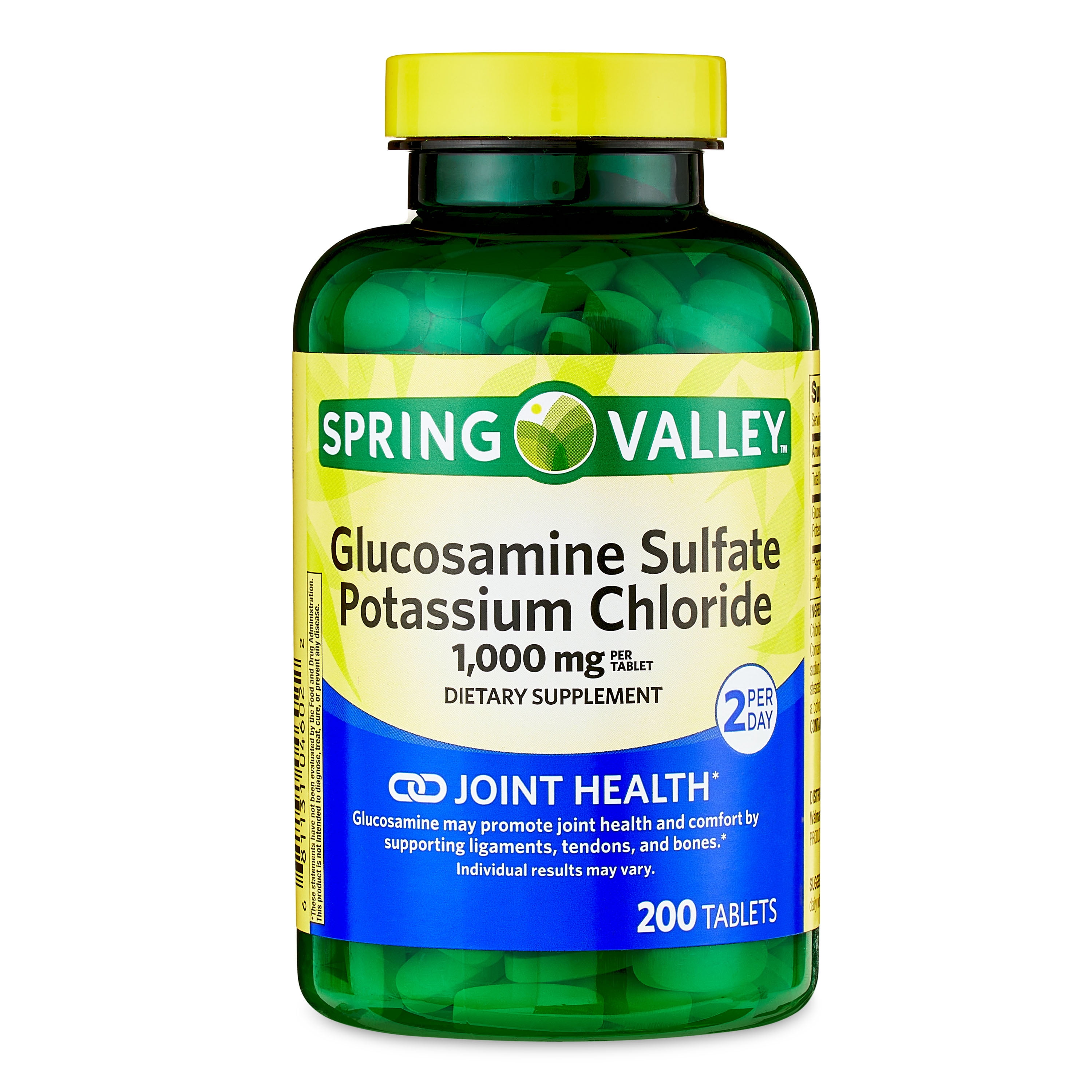 Spring Valley Glucosamine Sulfate Tablets, 1,000 mg