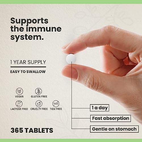 High Dose Zinc 25mg - Vegan Friendly Tablets