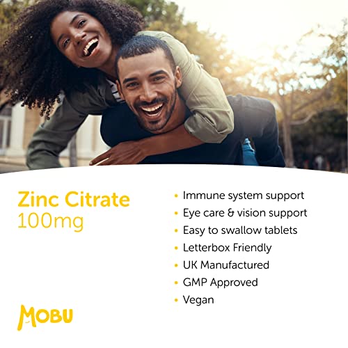 Zinc 100mg Tablets for Immune Support & Wellness