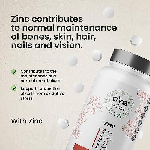 High Dose Zinc 25mg - Vegan Friendly Tablets