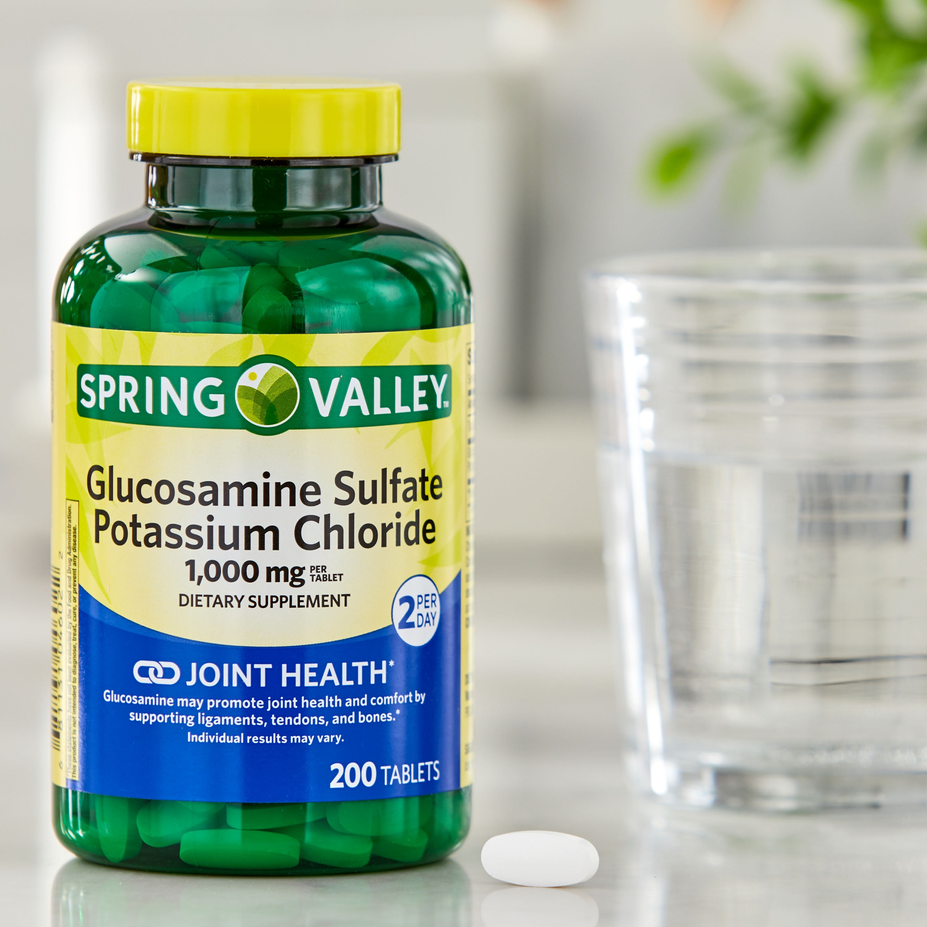 Spring Valley Glucosamine Sulfate Tablets, 1,000 mg