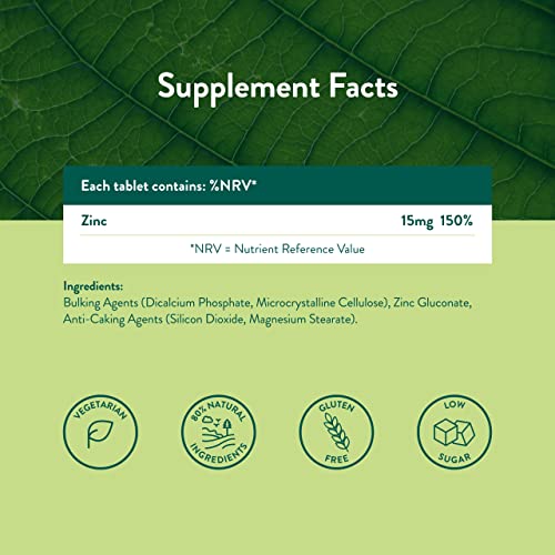 Holland & Barrett 15mg Zinc for Immunity - 120 Tablets