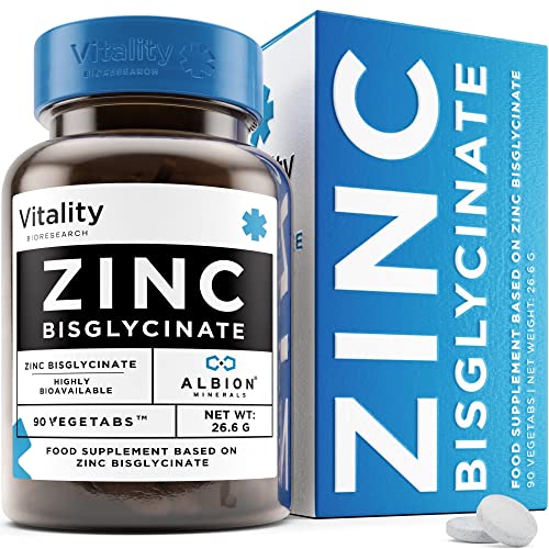 Chelated Zinc Bisglycinate - Immune Support Tablets