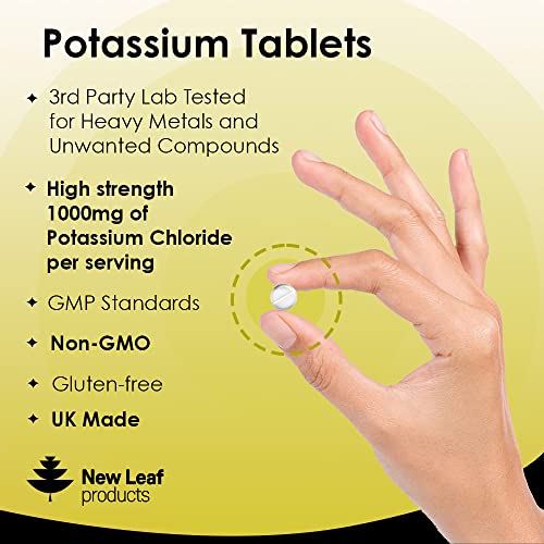 High Strength Vegan Potassium Tablets - 180 Count