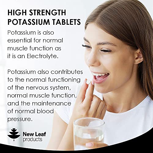 High Strength Vegan Potassium Tablets - 180 Count