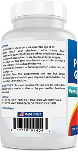 Potassium Gluconate 595 mg - 250 Tablets