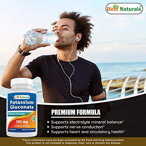 Potassium Gluconate 595 mg - 250 Tablets
