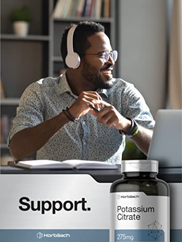 Potassium Citrate 275 mg - 400 Capsules, Non-GMO