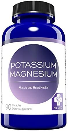 High Absorption Magnesium Potassium Supplement - 90 Ct