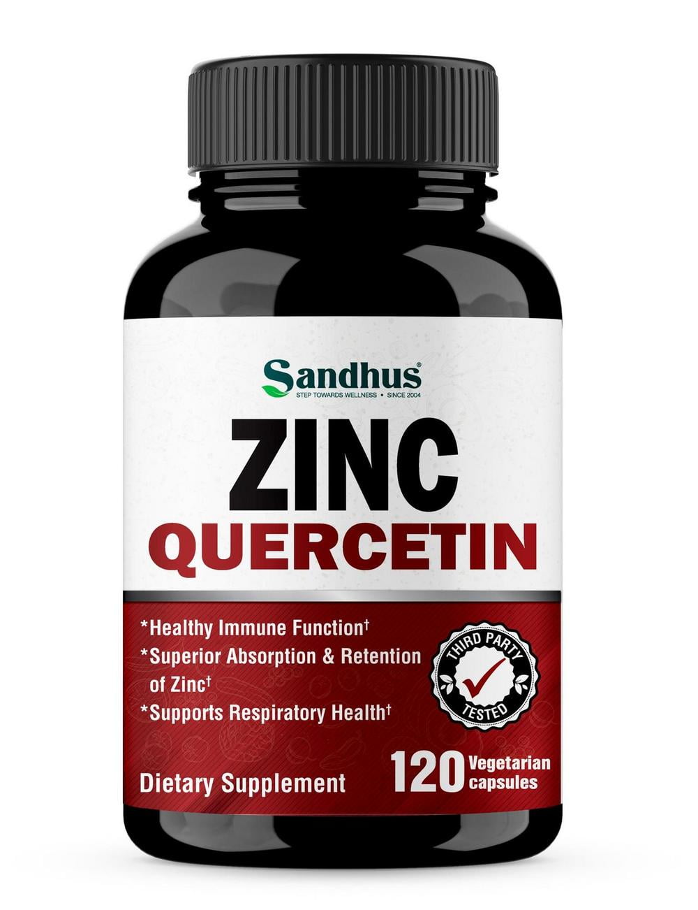 Zinc Quercetin 120 Veggie Capsules