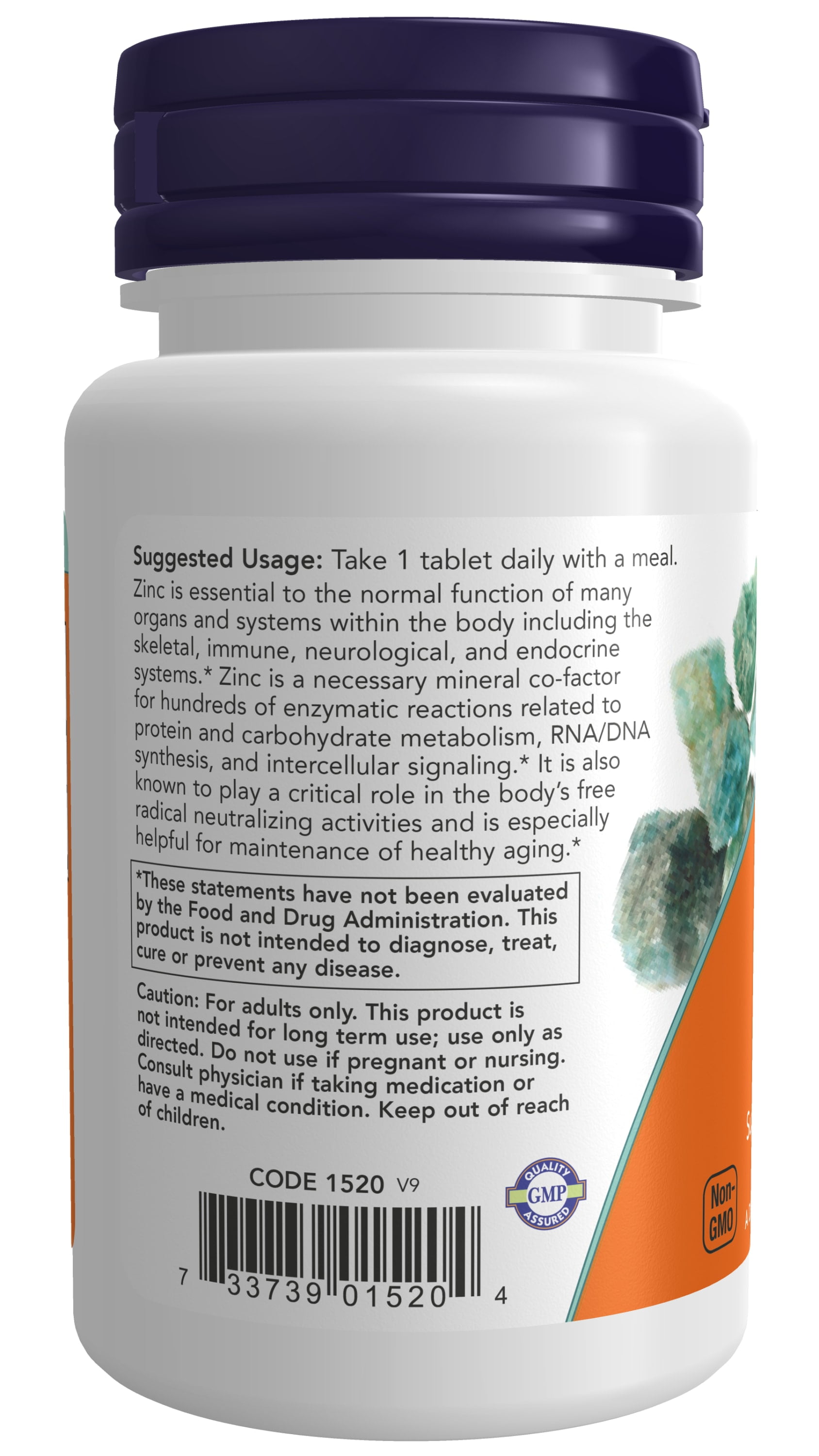 NOW Foods Zinc 50mg - Enzyme & Immune Support