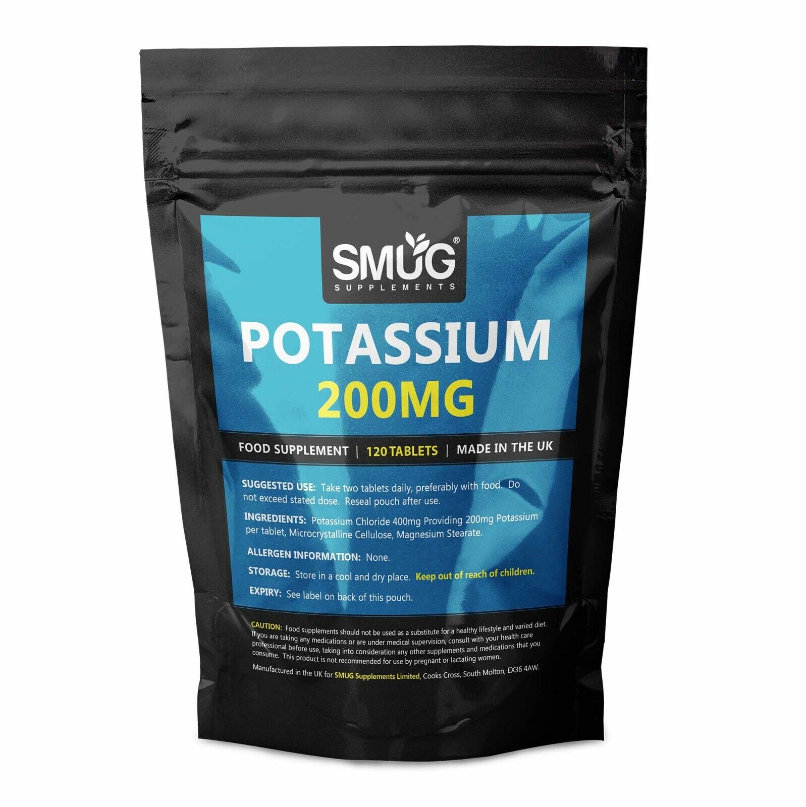 200mg Potassium Chloride Tablets - 120 Count