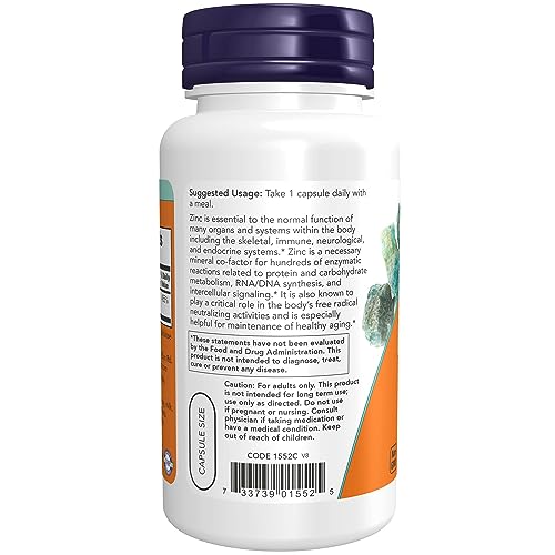 NOW Foods Zinc Picolinate 50mg, 120 Capsules