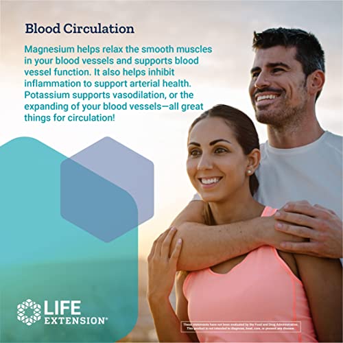 Life Extension Potassium Plus Magnesium for Heart Health