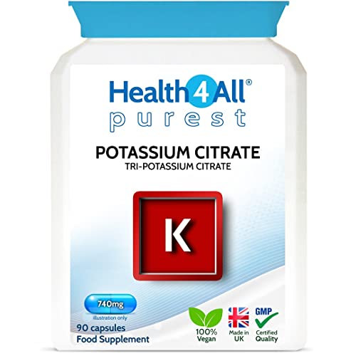 Potassium Citrate 740mg - 90 Vegan Capsules