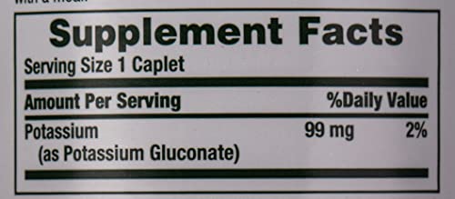 Potassium Gluconate 99mg – 100 Caplets