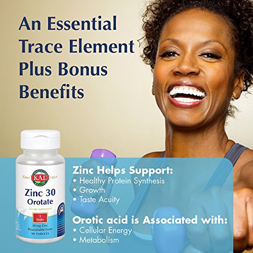 KAL Zinc Orotate 30mg for Healthy Metabolism