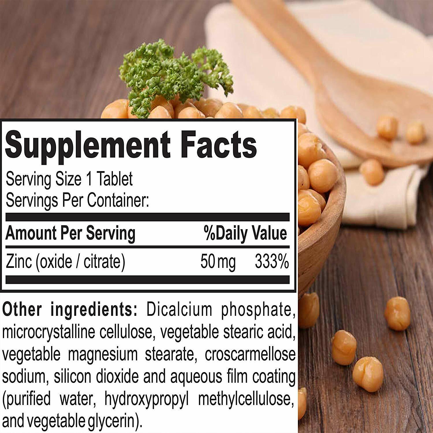 Zinc Supplement for Immune Support (3 Pack)