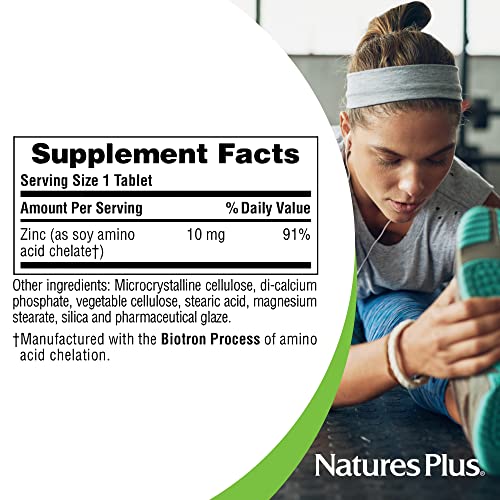 Zinc 10 mg - 180 Tablets for Immune Support