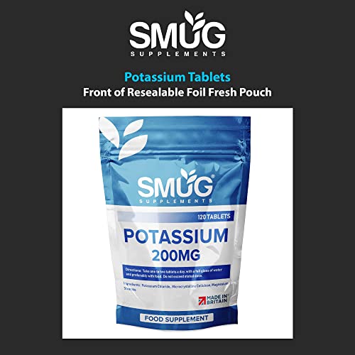 High Strength Potassium Tablets - 120 Vegan Pills