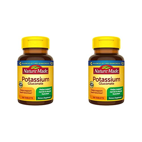 Nature Made Potassium Gluconate 550mg, 200 Tablets