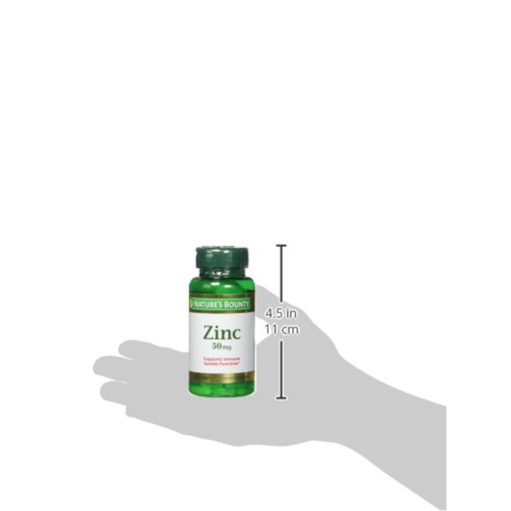 Nature's Bounty Zinc 50 mg Caplets - 2 Pack