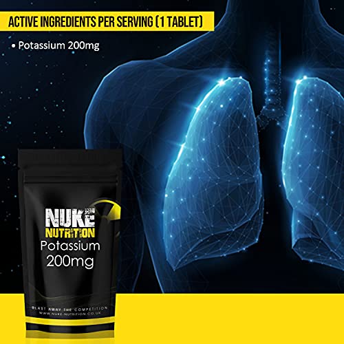 Potassium 200mg Tablets for Blood Pressure Support