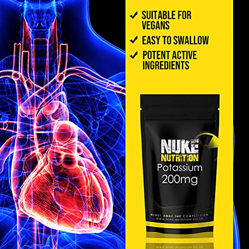 Potassium 200mg Tablets for Blood Pressure Support