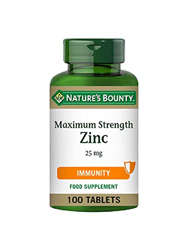 Nature's Bounty Zinc 25mg - Immunity Booster Tablets