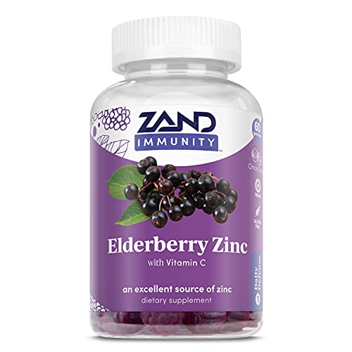 Zand Elderberry Zinc Gummy Supplements - 60 Count