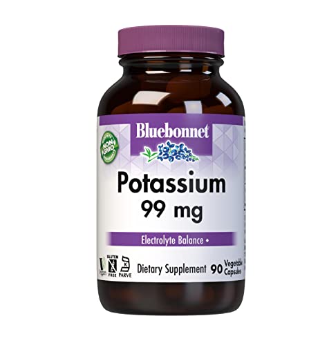 Bluebonnet Potassium 99 mg - 90 Veggie Caps