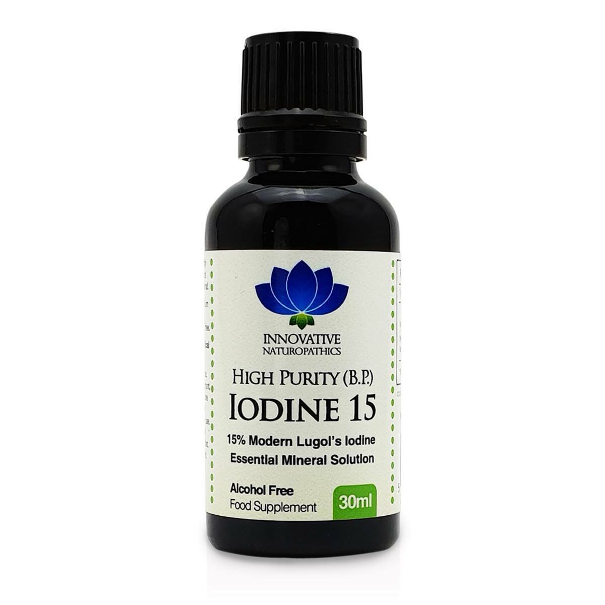 Lugol's Iodine Liquid Supplement - Choose Size & Strength
