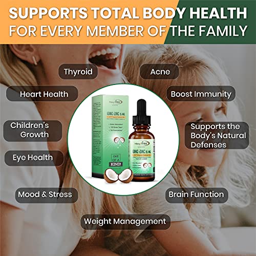 Organic Liquid Zinc Drops for Immune Support