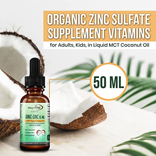 Organic Liquid Zinc Drops for Immune Support