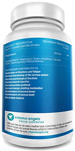 Magnesium Citrate 2250mg - 180 Vegan Capsules