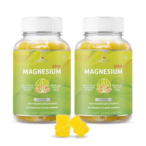 BeLive Magnesium Gummies - 200mg Pineapple Flavor