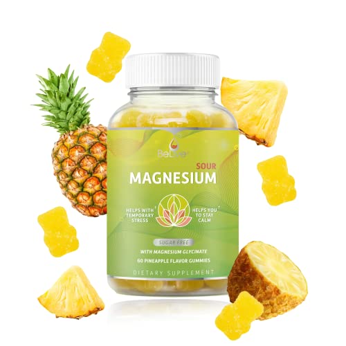 BeLive Magnesium Gummies - 200mg Pineapple Flavor