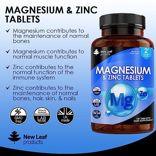 Magnesium & Zinc Supplement for Muscle and Immunity