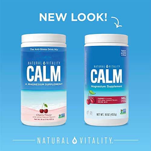 Natural Vitality Calm Magnesium Drink Mix - Cherry
