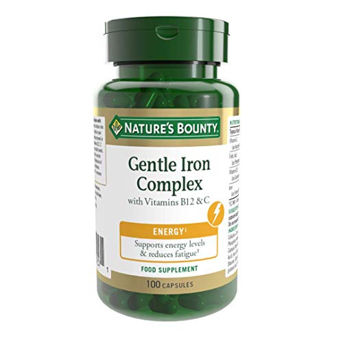 Nature's Bounty Gentle Iron with Vitamins B12 & C